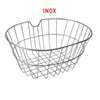 CESTO ANT. OVALE LAM/FORATA INOX