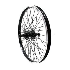 RUOTA 20 BMX POST. 10MM NERA