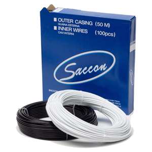 GUAINA CAMBIO SP4mm BOX50MT NERA SACCON