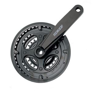 GUARNITURA MTB ALLUMINIO NERA